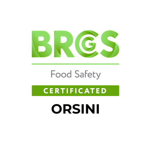 BRCGS Certificate Orsini